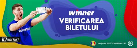 winner verificare bilet fotbal - winner romania